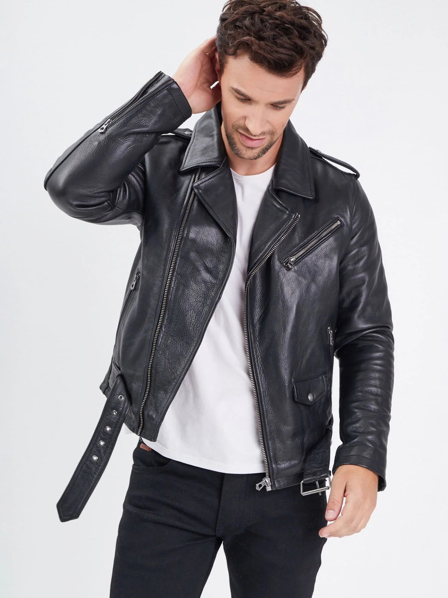 0*8様 1st type real leather tracker jacke G-1 Brown Goatskin Leather Bomber Jacket – Taylor's